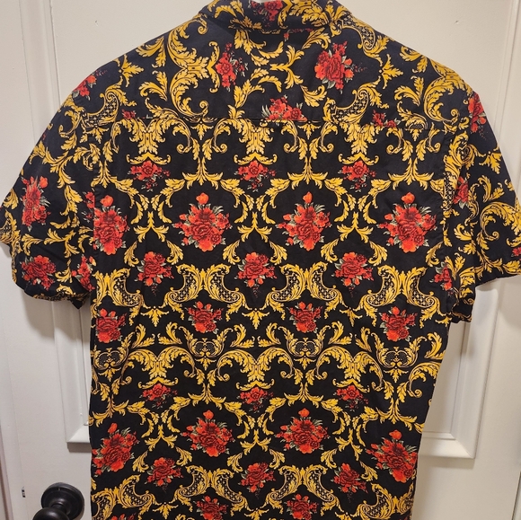 Denim & Flower shirt - Picture 3 of 3